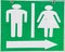 Men and Women Toilet Sign