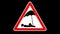 Men at work road sign. Turn your work in relax