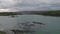 Menai Bridge and the Straits at sunset Isle of Anglesey North Wales