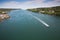 The Menai Strait near the small town of Menai Bridge