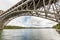 Menai Straits and the Britannia bridge from below.