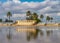 Menara gardens Saadian pavilion and reflecting pool in Marrakech Morocco