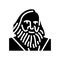 mendeleev chemistry glyph icon vector illustration