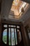 MENDOZA, ARGENTINA - NOVEMBER 16, 2019: Vertical long shot of the interior design in Stoppel mansion, Mendoza, Argentina. In 2018