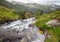 Meners river at Ransol Pyrenees of Andorra