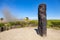 Menhir Stone Shepherd / Stony man the hightest menhir in CR, 3.5 m, 5