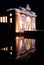 Menin Gate memorial at night. Ypres, Belgium.