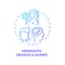 Meningitis, measles and mumps concept icon