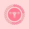 Menopause concept with female uterus