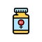 Menopause flat icons. Woman Sickness. Vector color signs for web graphics