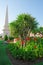 Menorca, Balearic Islands, Spain, Es Born, square, obelisk, public monument, nature, garden, green