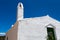 Menorca Es Grau white house chimney detail in Balearics