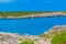 Menorca Island Rocky Coast with Clean Blue Water