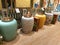 Mens bathroom sinks made of assorted vases