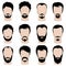 Mens hipster hairstyle, haircuts, beard, mustache