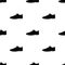 Mens leather shiny shoes with laces. Shoes to wear with a suit.Different shoes single icon in black pattern vector