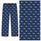 mens printed pant fish all over print vector