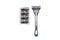 Mens razor with blades. Isolate on white background