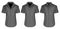 Mens short sleeved shirts with close and open collars