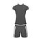 Mens Sport Outfit Suit Template, Running Gym Sportwear, Tracksuit Fitness T-shirt and shorts. Short Male sport Clothing