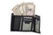 Mens wallet with American dollars