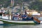 Mens working  in fishing boat