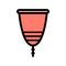 Menstrual cup color icon