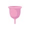 Menstrual cup on white background. Vector illustration.