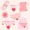 menstruation period icons