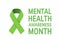 Mental health awareness month, vector flat style