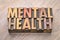 Mental health in letterpress wood type