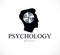 Mental health and psychology conceptual logo or icon created with man face profile and jigsaw puzzle, psychoanalysis and