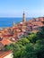 Menton city centre with Saint Michel church