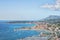 Menton city on the French Riviera