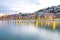 Menton mediaeval town on the French Riviera during sunset, France.