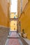 Menton, narrow street