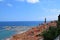 Menton Old Town and Port panoramic view, South of France