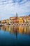 Menton Old Town From The Sea