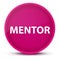 Mentor luxurious glossy pink round button abstract