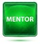 Mentor Neon Light Green Square Button