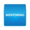 Mentoring shiny blue square button