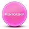 Mentorship eyeball glossy elegant pink round button abstract