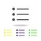 menu button multicolor icon. Element of web icons. Signs and symbols icon for websites, web design, mobile app on white backgroun