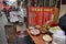 Menu in cheap street eatery in Shanghai