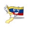 With menu flag venezuela isolated with the cartoon