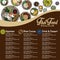 Menu thai food design template