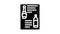 menu wine glyph icon animation