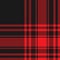 Menzies tartan black red kilt fabric texture seamless pattern