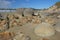 Meoraki Boulders / Scenic stones of the coastline / landscape