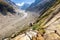 Mer de Glace glacier ladder, Chamonix, France Alps